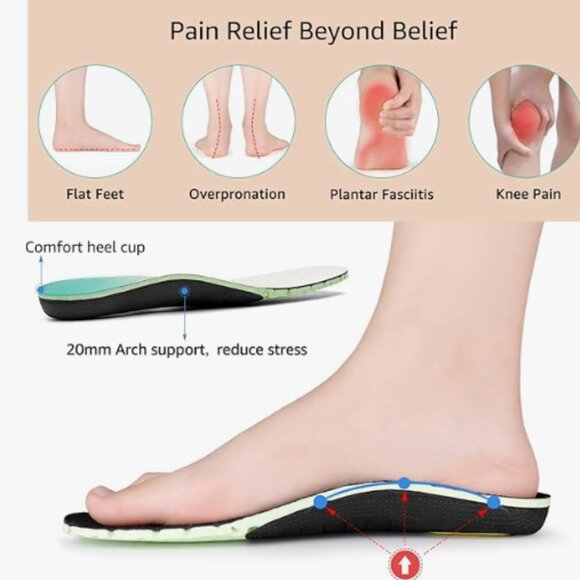 Women's Boat Shoes with Orthopedic Insole Slip On Shoes - Picture 6 of 9